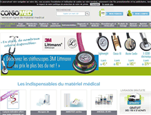 Tablet Screenshot of consomed.fr